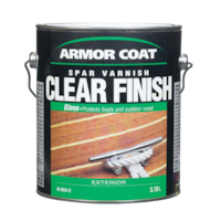 Armor Coat Exterior Wood Spar Varnish, Clear, Gloss, 3.78-L/1-Gallon Front_Flat
