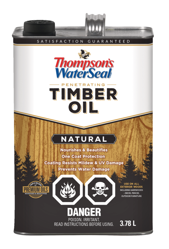 Thompson's® WaterSeal® Exterior Wood Timber Oil, 3.78L/1Gallon Canadian Tire