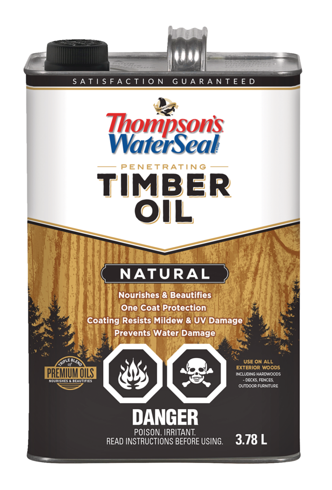 Thompson's® WaterSeal® Exterior Wood Timber Oil, 3.78L/1