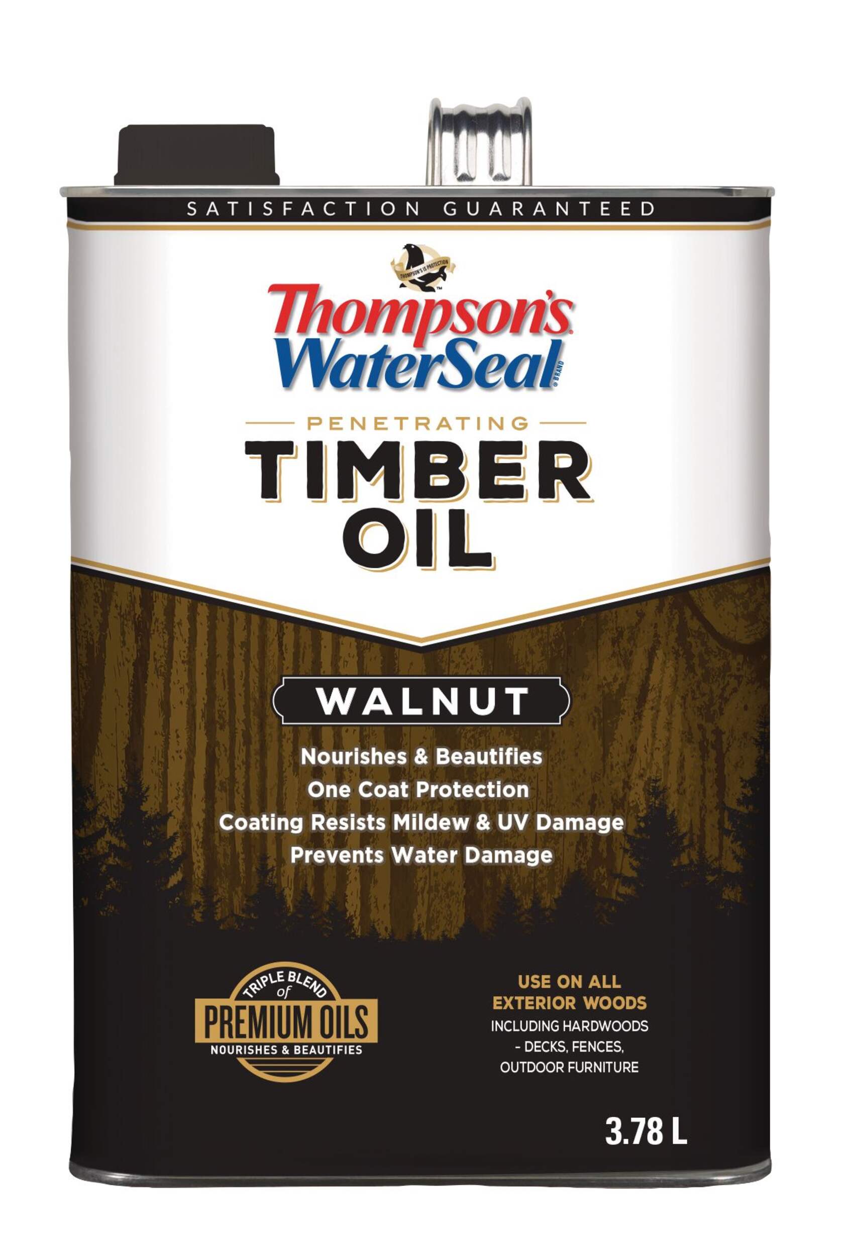 Thompson's® WaterSeal® Exterior Wood Timber Oil, 3.78L/1Gallon Canadian Tire