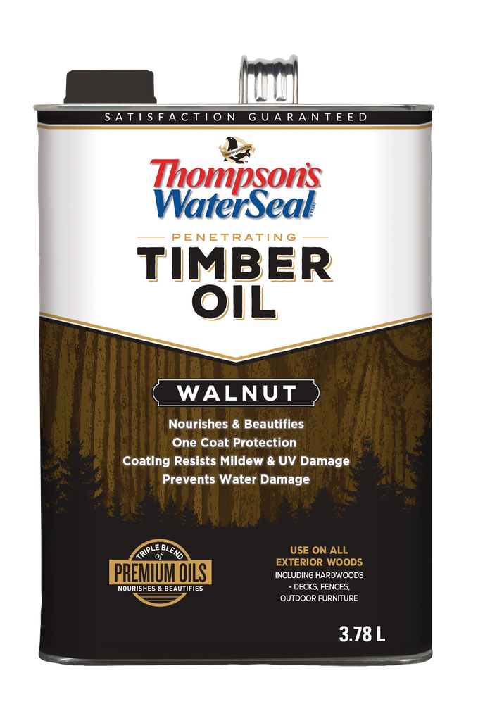 Thompson's® WaterSeal® Exterior Wood Timber Oil, 3.78L/1