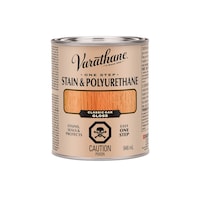 Varathane Stain & Polyurethane, Gloss, Classic Oak, 946-mL Front_Elevated