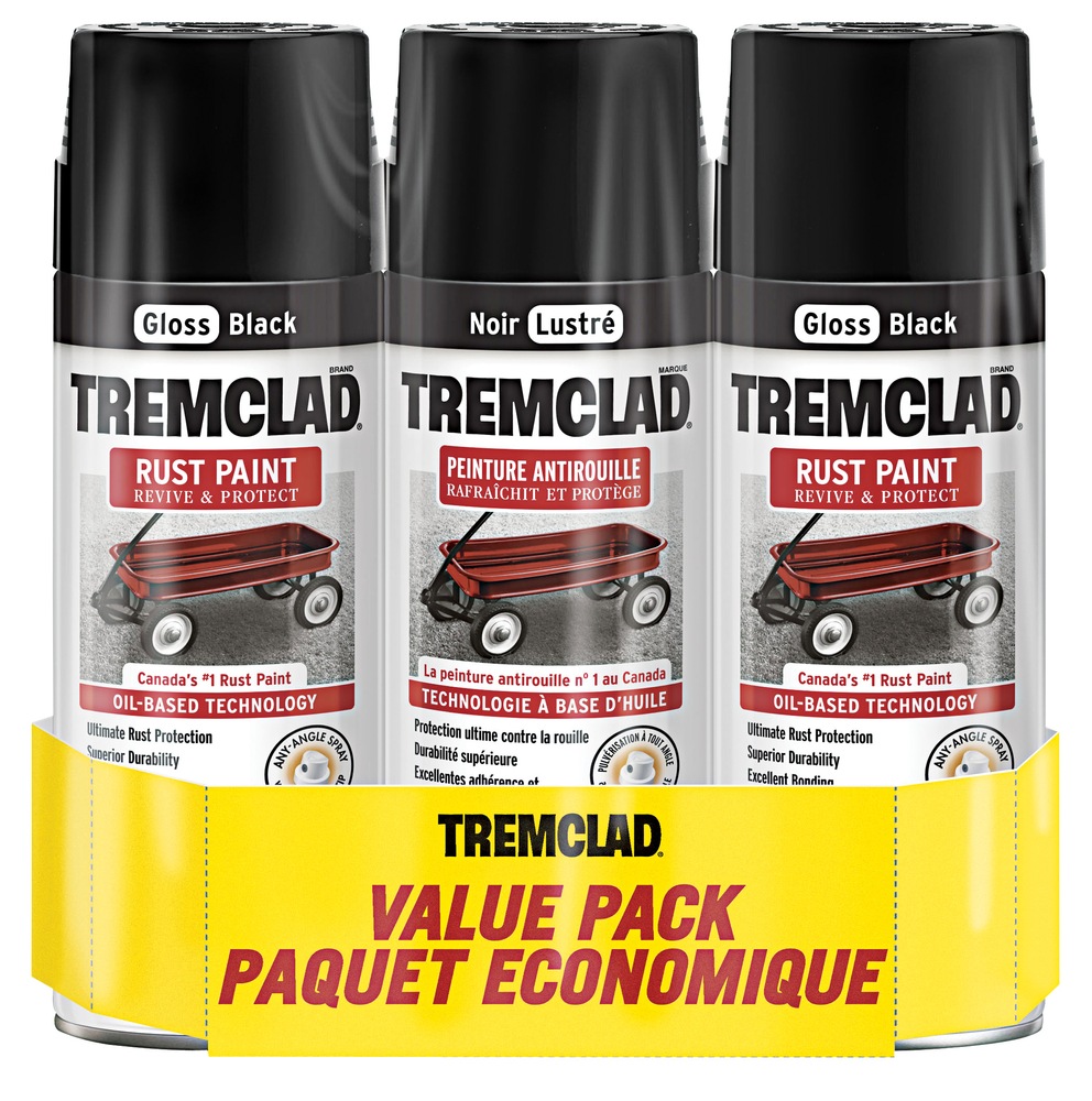 Tremclad Rust Paint Aerosol Can, 3Pk Canadian Tire