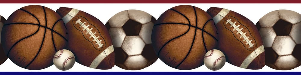 soccer ball wallpaper border