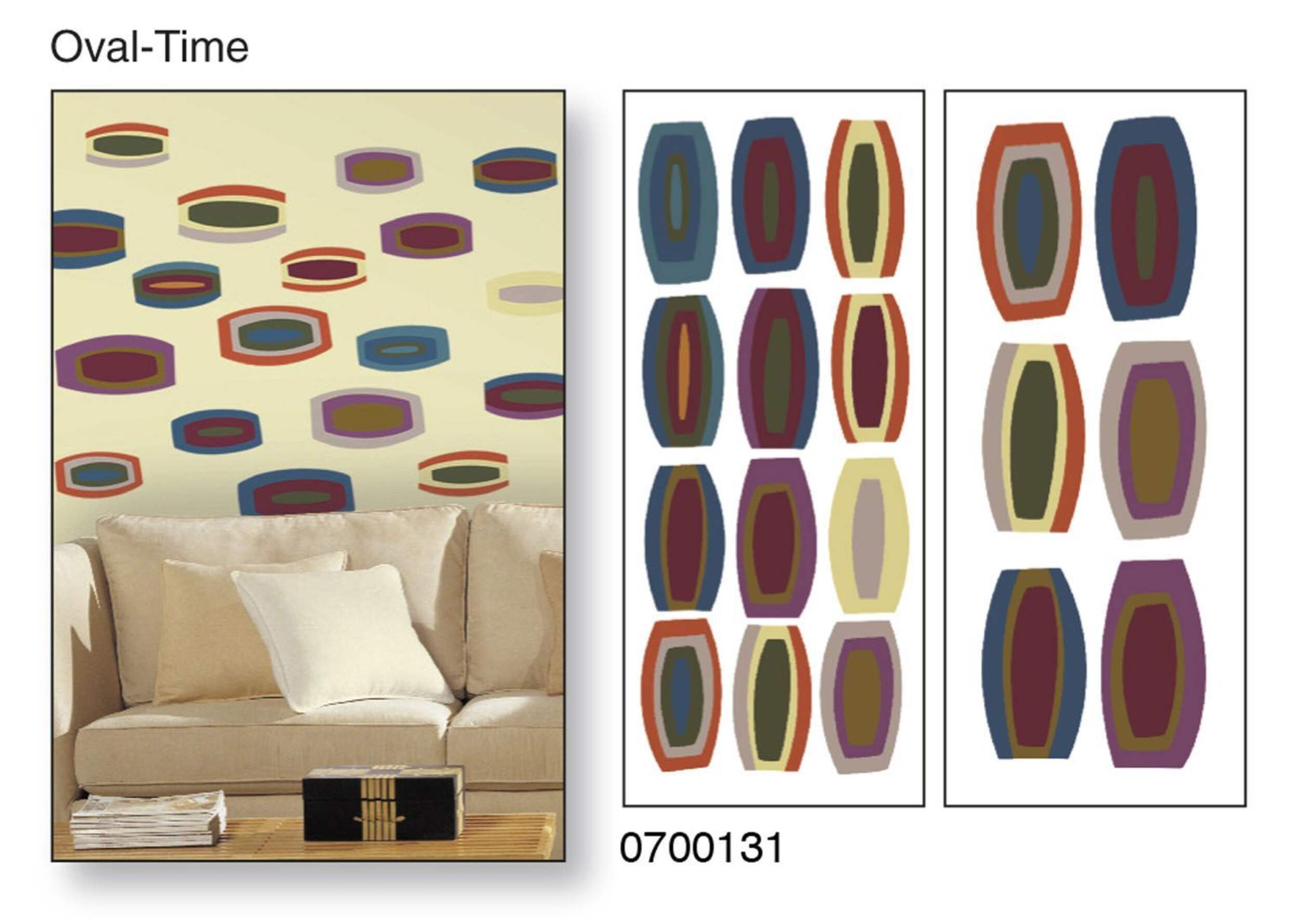 Snap! Instant Wall Art, Oval Time Front_Flat