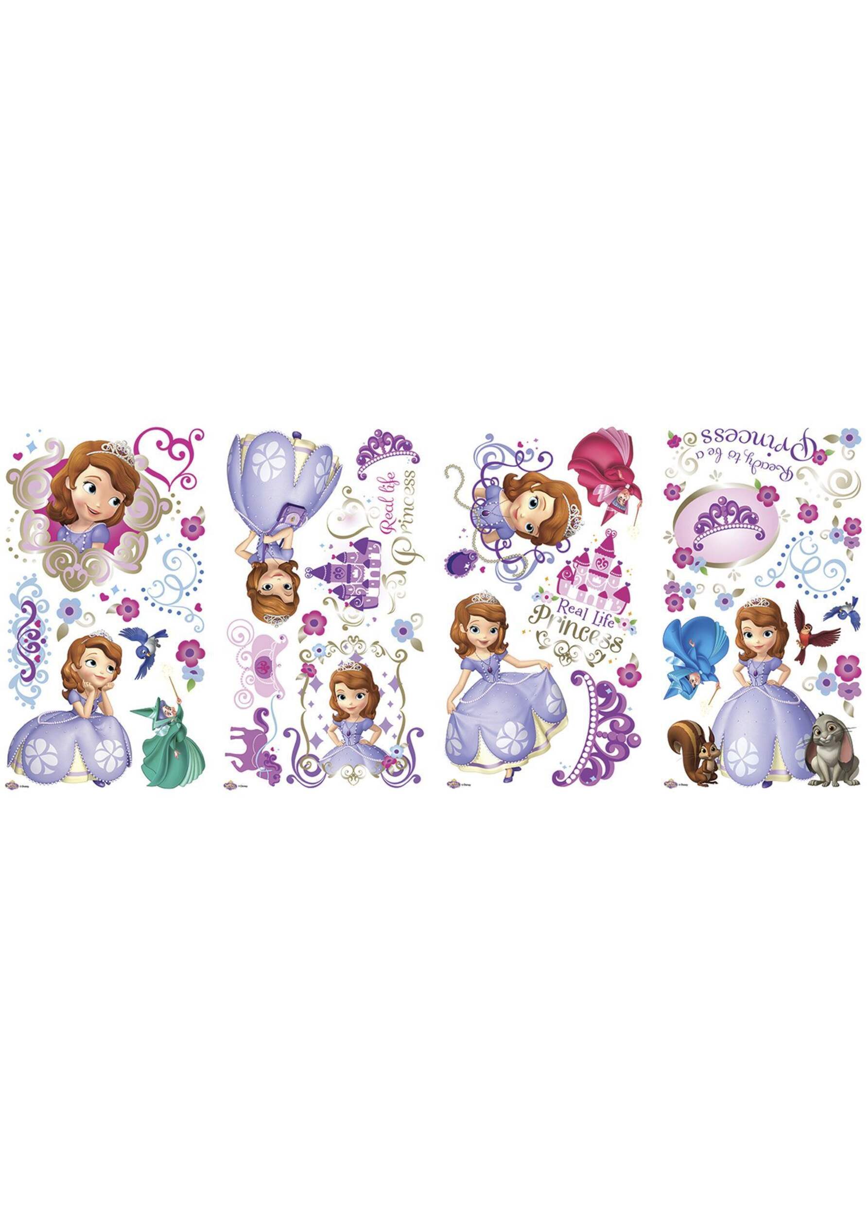 RoomMates Sofia the First Wall Decals Front_Flat