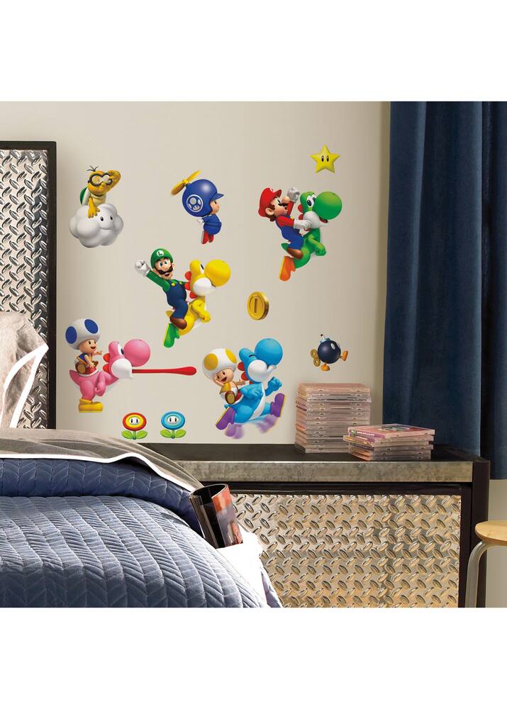 RoomMates Super Mario Wall Decals Canadian Tire   Roommates Super Mario Peel Stick Wall Decals 2841eb29 8fcf 41b4 A849 5a9e5ba63c4e 