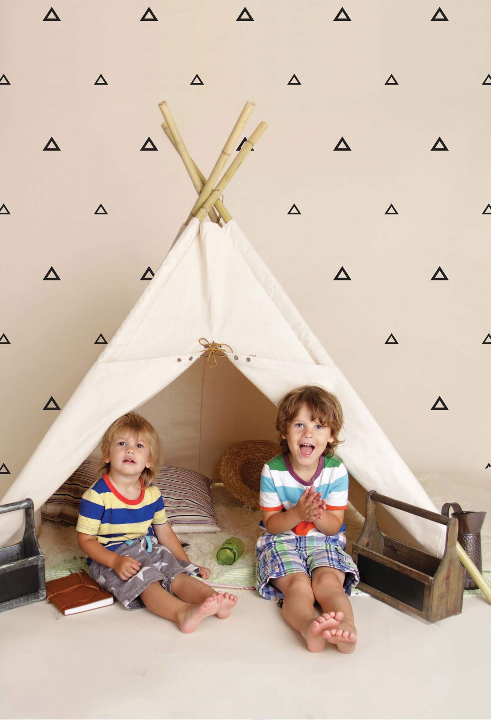 Décalcomanie murale CANVAS Aztèque Front_Flat