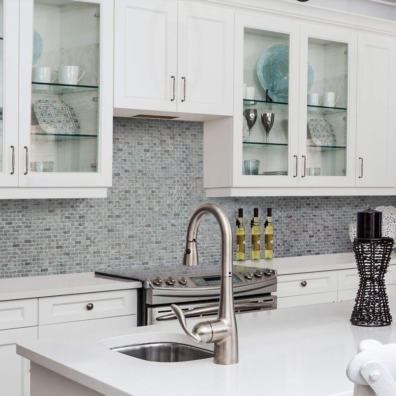 Smart Tiles Peel & Stick Self-Adhesive Kitchen & Bathroom Wall