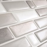 Smart Tiles Peel & Stick Self-Adhesive Kitchen & Bathroom Wall Tiles, Crescendo Agati CloseUp