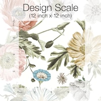 RoomMates Peel & Stick Self-Adhesive Wallpaper, Vintage Poppy, 20.5-in x 16.5-ft Front_Flat