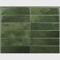 Smart Tiles Peel & Stick Self-Adhesive DIY Kitchen & Bathroom Wall Tiles, Morocco Sefrou, 4-pk Front_Flat