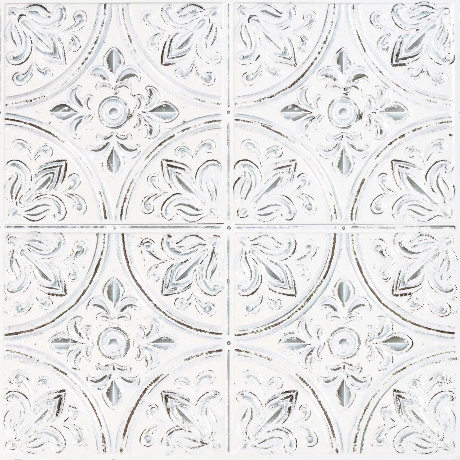 Roommates Peel & Stick SelfAdhesive DIY Backsplash Tin Tile, Bright