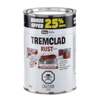 Tremclad® Oil-Based Rust Paint, 25% Bonus, Gloss White, 1184-mL/1.25-qt Front_Elevated