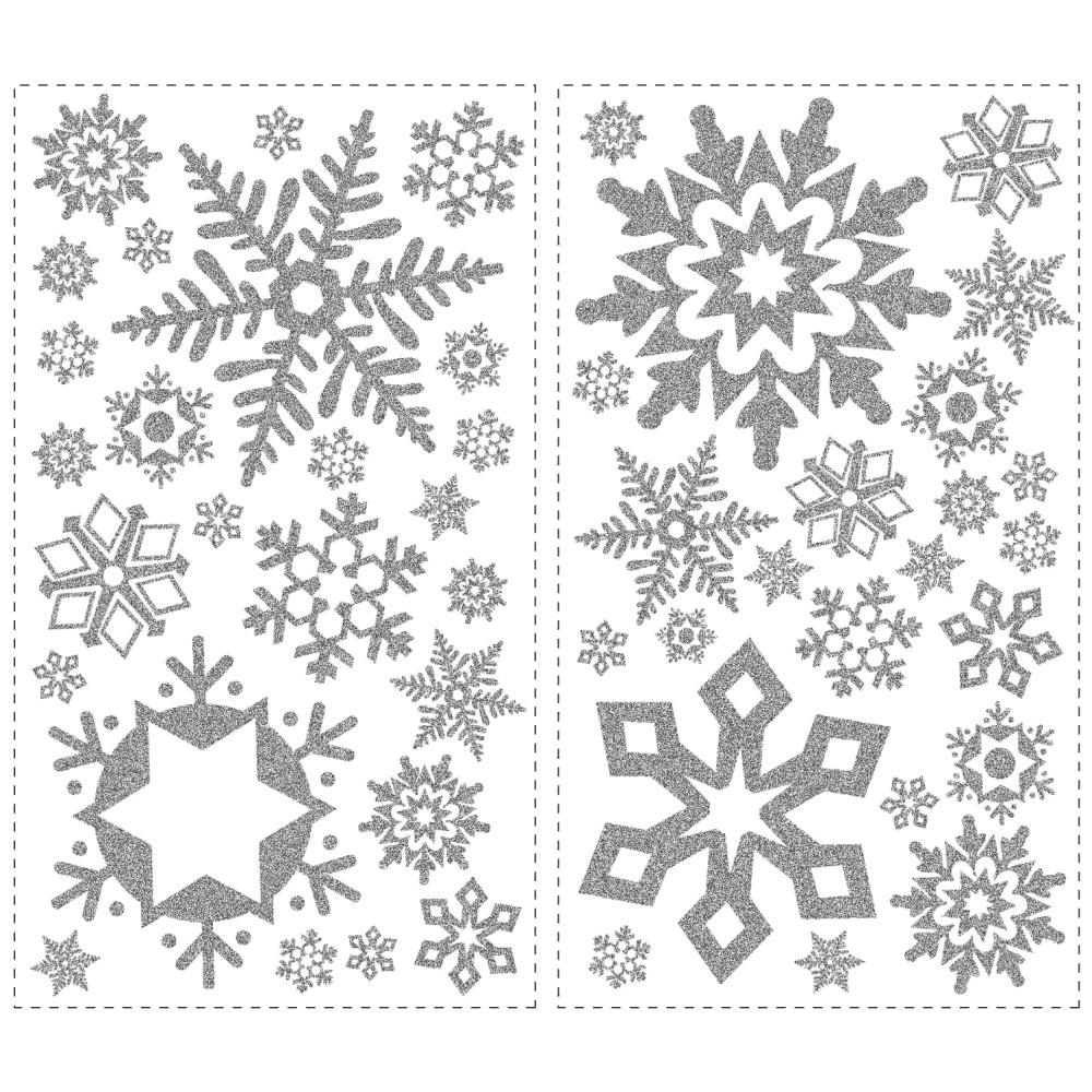 RoomMates Frosty Snowflakes Holiday Wall Decal Canadian Tire