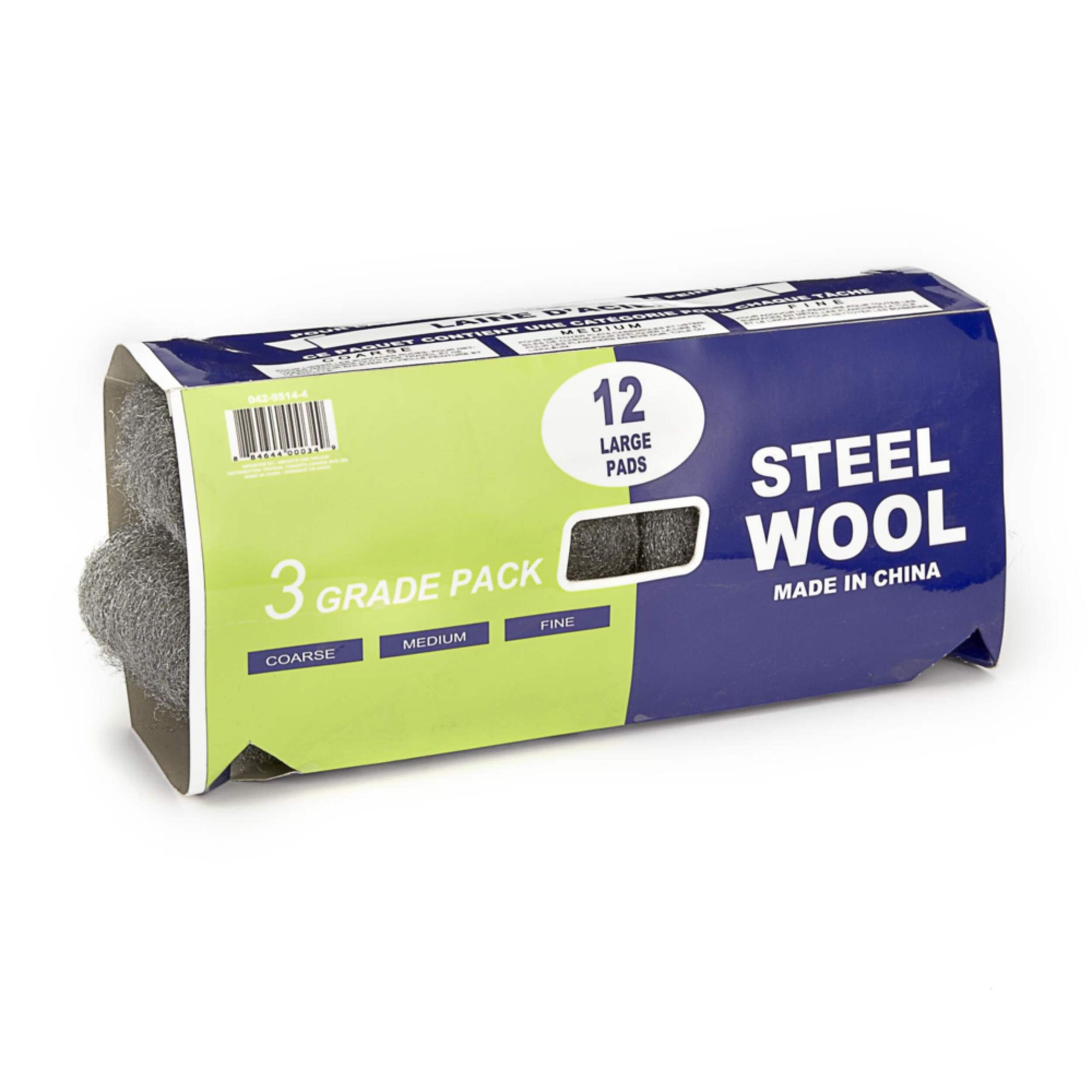 Bulldog Steel Wool Pad Front_Angled_Right