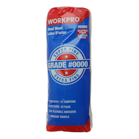 Workpro Steel Wool Pads For Multi-Surface Smoothing & Cleaning, Super Fine Grade, 16-pk