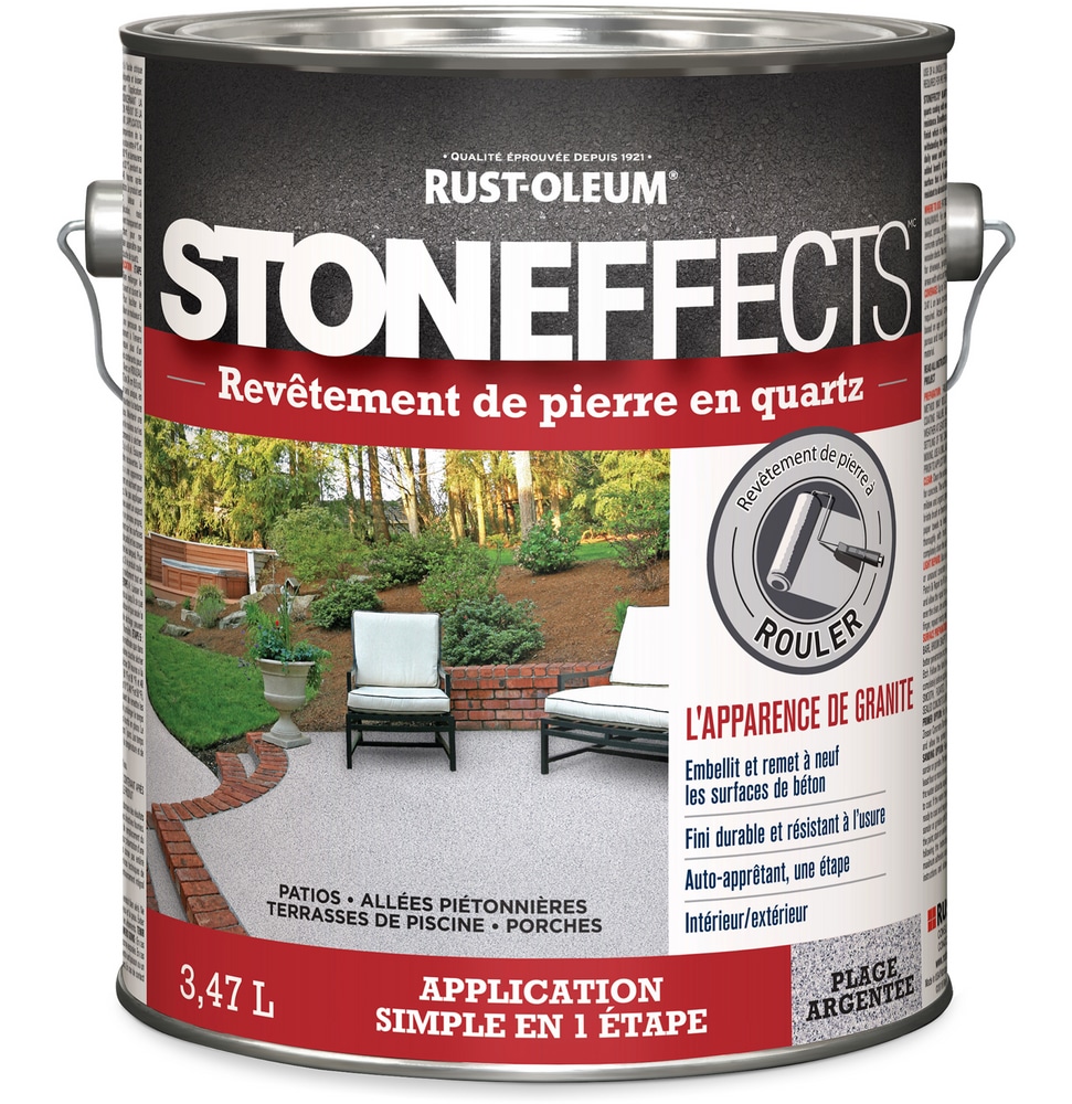 Peinture de revêtement décorative RustOleum Stoneffects pour pierre en