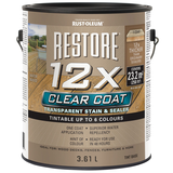 Rust-Oleum Restore 12x Transparent Clear Coat, 3.8-L