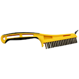 Brosse à crins en acier inoxydable Richard avec grattoir en métal pour enlever la peinture, la saleté et la rouille Side_Right