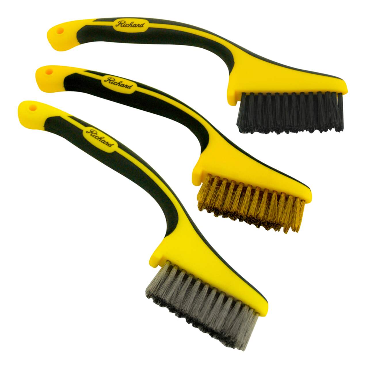 Rain-X 26” Car Snow Brushes, Ergo w/ Ice Scraper Combo Tool, Black & Yellow  2 pk