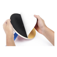 Mastercraft 150-Grit Hook & Loop Sandpaper Discs For Random Orbital Sander, 9-in, 10-pc Bottom_Plunge