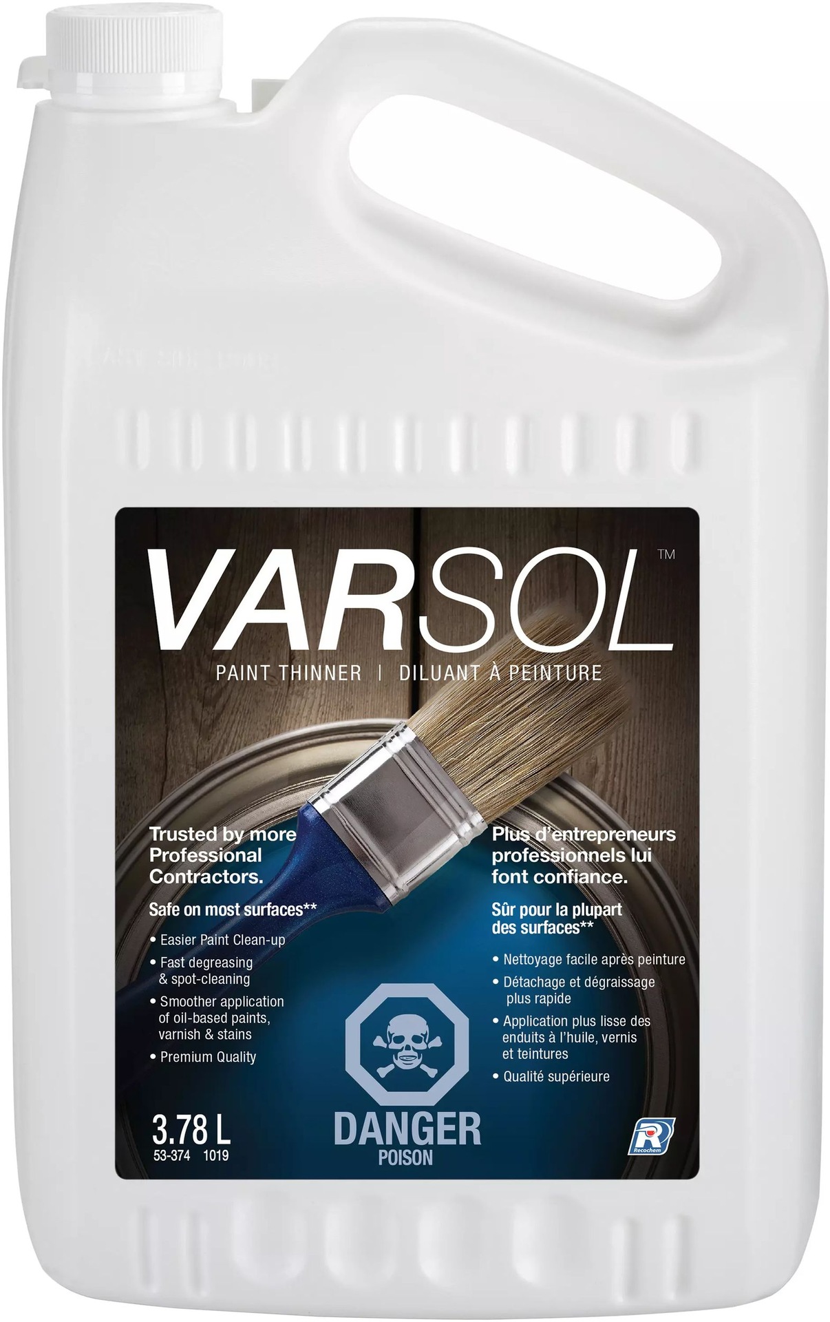 Varsol Paint Thinner For OilBased Paint, Degreaser & Cleaner, 3.78L