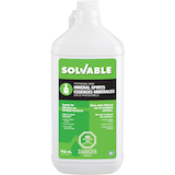Essences minérales, diluant à peinture et nettoyant Solvable, qualité professionnelle, faible odeur, 946 mL Front_Flat