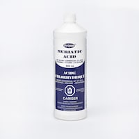 Ro-Tyme Muriatic Acid For Cleaning & Etching Concrete & Descaling Tile/Porcelain, 900-mL