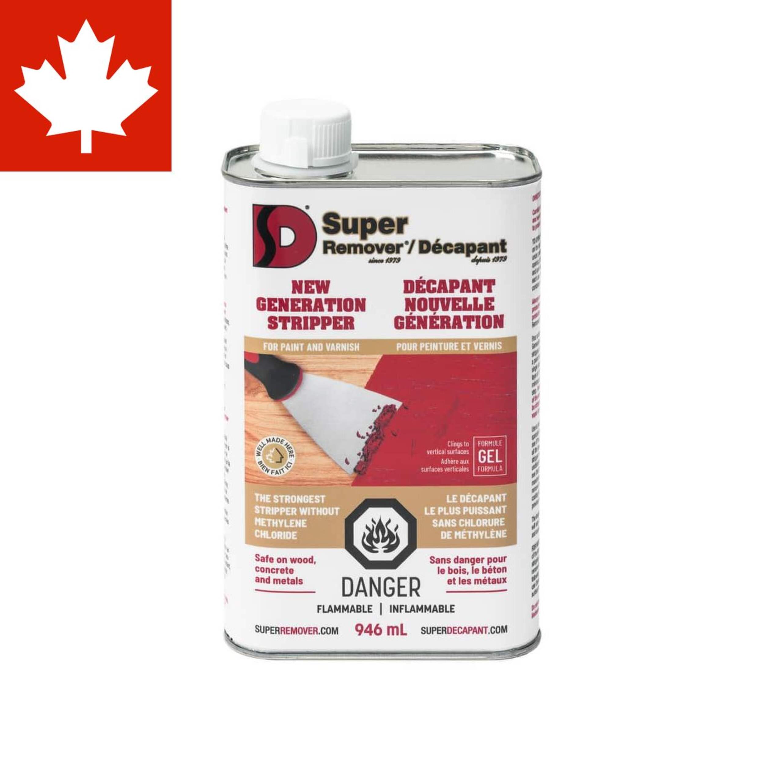 DS Super Remover New Generation Paint & Varnish Stripper/Remover, 946-mL Front_Elevated