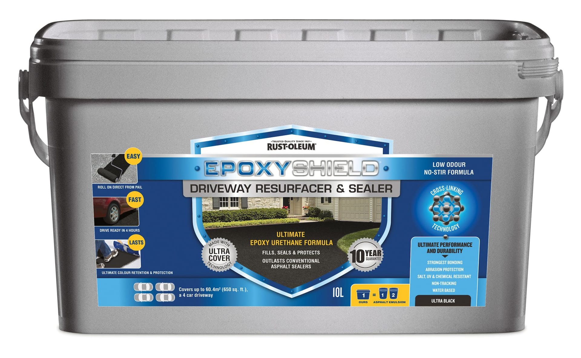 Epoxyshield driveway store sealer plus