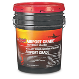 Black Knight Airport Grade 3-Year Asphalt Driveway Sealer, 250-500-sq. ft Coverage, 17-L Front_Elevated
