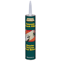 Stone Mason Concrete Crack Filler For Indoor/Outdoor Repairs, Fast-Drying, Grey, 300-mL