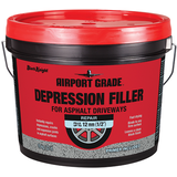 Black Knight Airport Grade Depression Filler, Repairs Holes/Cracks in Asphalt Driveways, 10-kg Front_Elevated