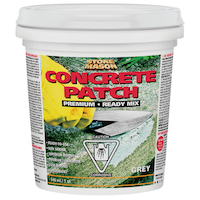 Stone Mason Concrete Patch Repair Premium Ready-Mix Indoor/Outdoor, Fast-Dry, Grey, 946-mL