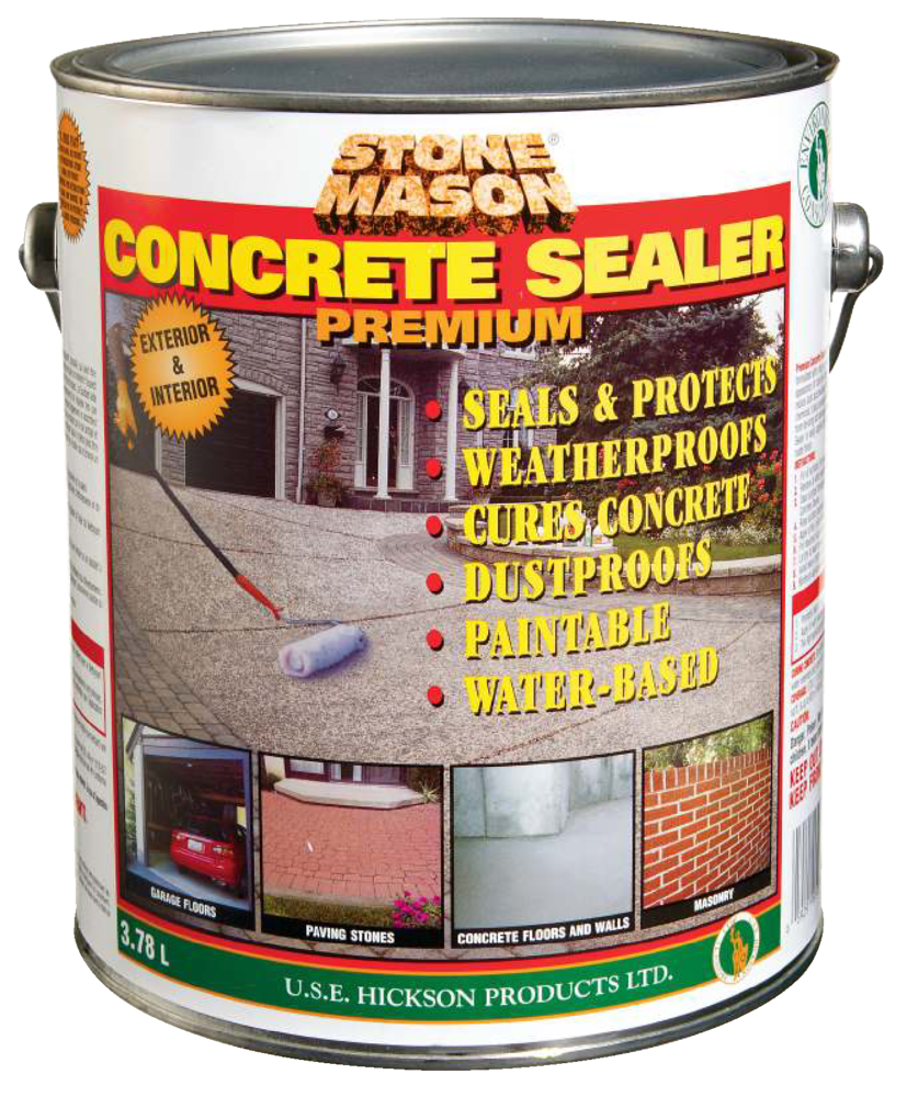 Stone Mason Premium Concrete Sealer Indoor/Outdoor, Waterproof, Matte