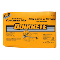 Mélange à béton tout usage prémélangé Quikrete, ajouter simplement de l'eau, 30 kg