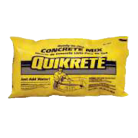 Mélange à béton haute résistance Quikrete pour travaux de réparation et usage polyvalent, 4,5 kg Front_Flat