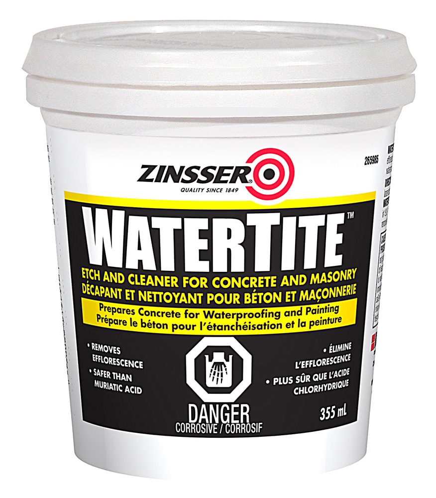 Zinsser WaterTite Concrete Etch and Cleaner, 355mL Canadian Tire