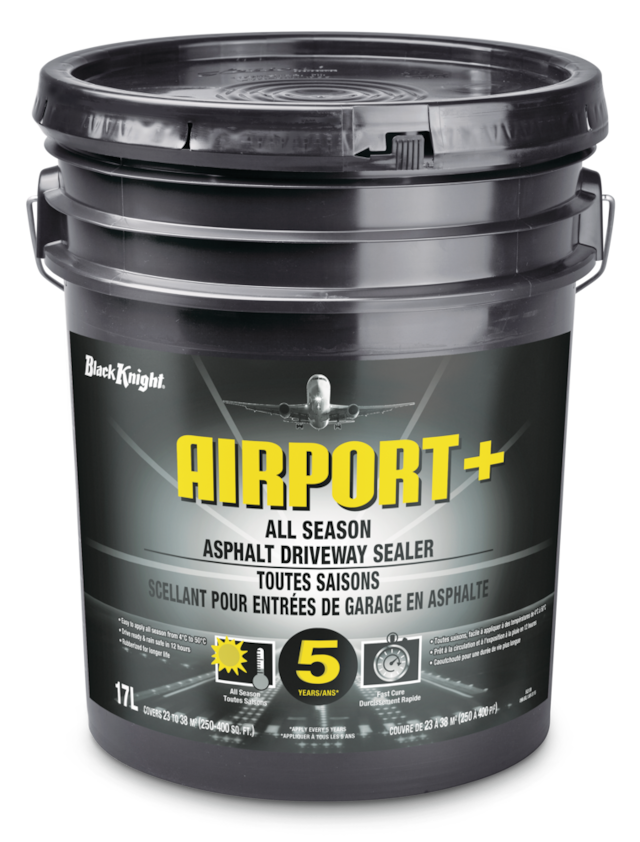 Black Knight Airport+ 5Year AllSeason Asphalt Driveway Sealer, 250
