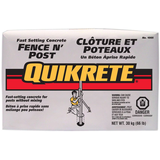 Quikrete Fence N' Post Fast-Setting Concrete Mix, 20-Minute Dry Time, 30-kg Front_Flat