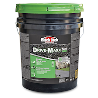 Black Jack® Drive-Maxx™ 500 5-Year Asphalt Driveway Filler & Sealer, 32.5 sq. m Coverage, 17-L Front_Flat