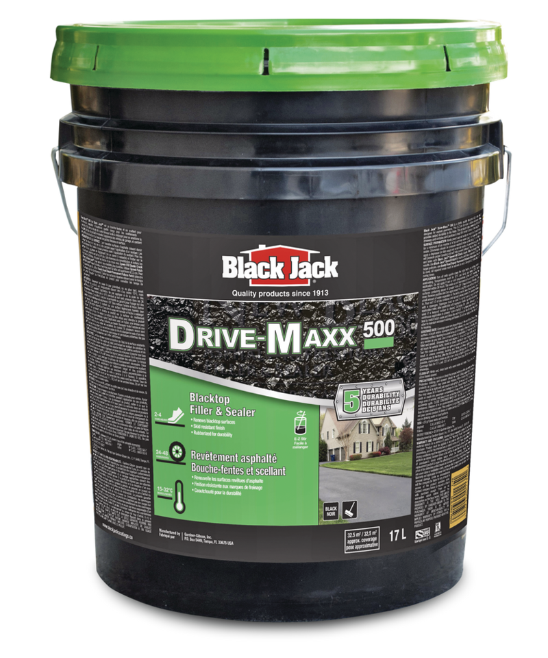 Mastic et scellant pour entrée d'asphalte Black Jack 5 ans DriveMaxx