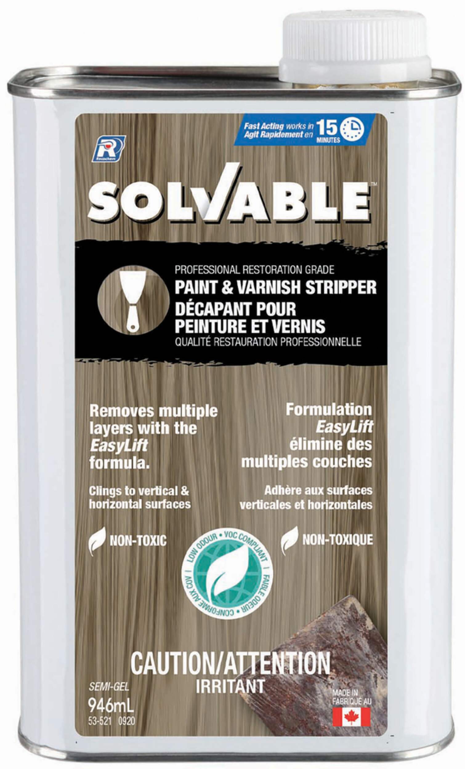 Solvable Professional Restoration Grade MultiSurface Paint, Varnish