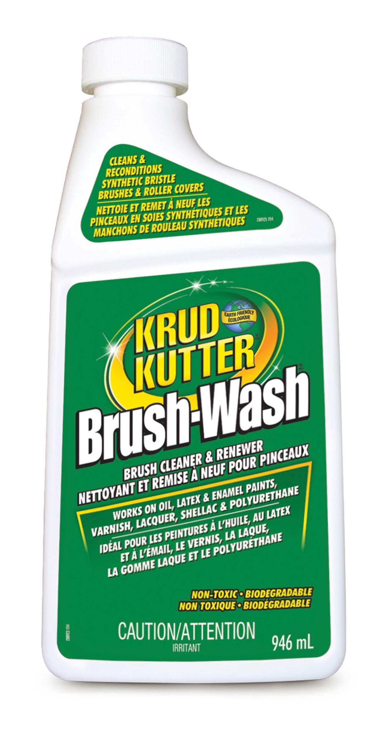 Krud Kutter Brush-Wash Cleaner & Renewer For Oil, Latex & Enamel Paint, Non-Toxic, 946-mL Front_Flat