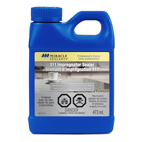 Miracle Sealants 511 Impregnator Sealer For Stone, Ceramic, Quartz, Granite, Clear, 473-mL