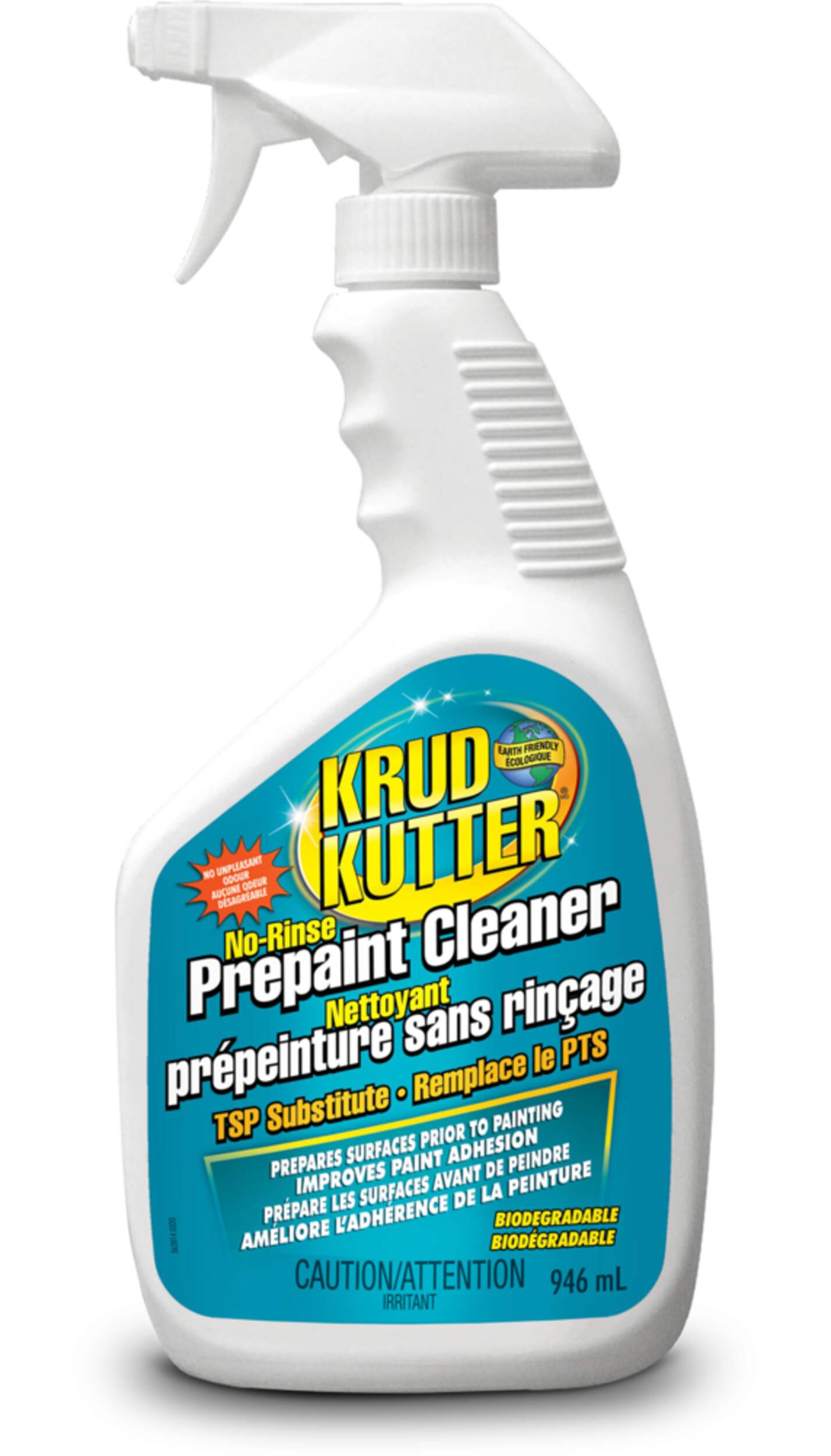 Krud Kutter Prepaint Cleaner, NoRinse TSP Substitute, Cleans