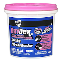 DAP DryDex Spackling, Indoor/Outdoor Wall Hole & Crack Repair with Dry Time Indicator, 946-mL