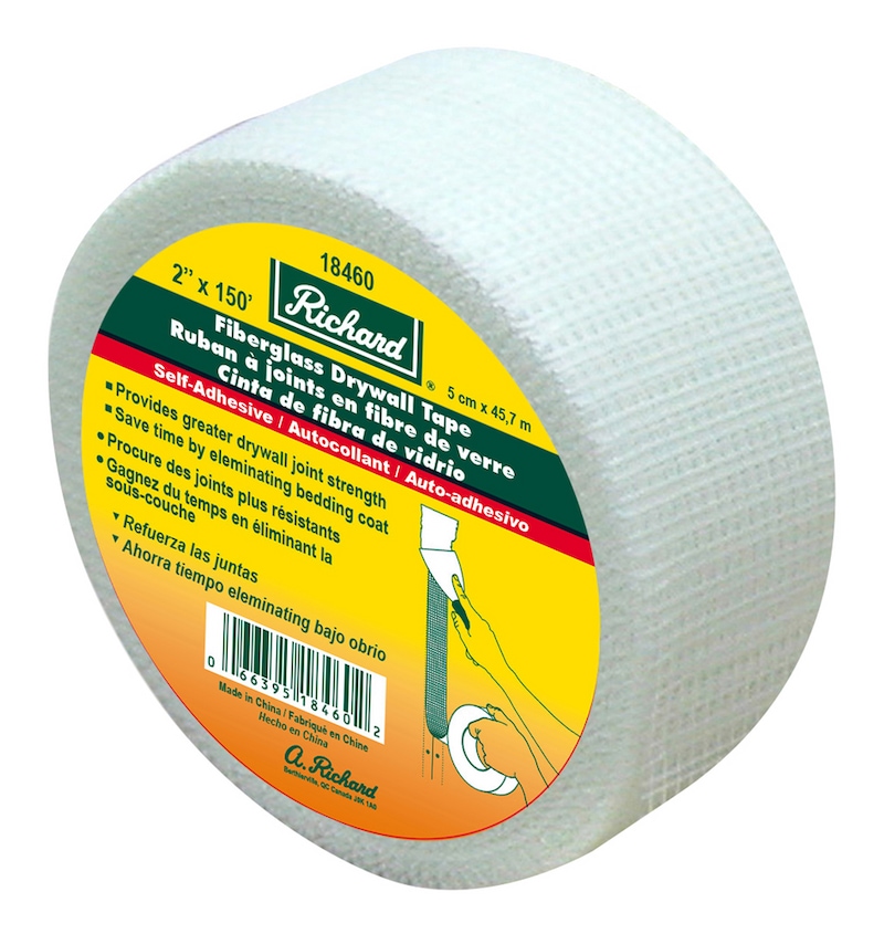 Richard SelfAdhesive Fiberglass Mesh Drywall Joint Tape, White