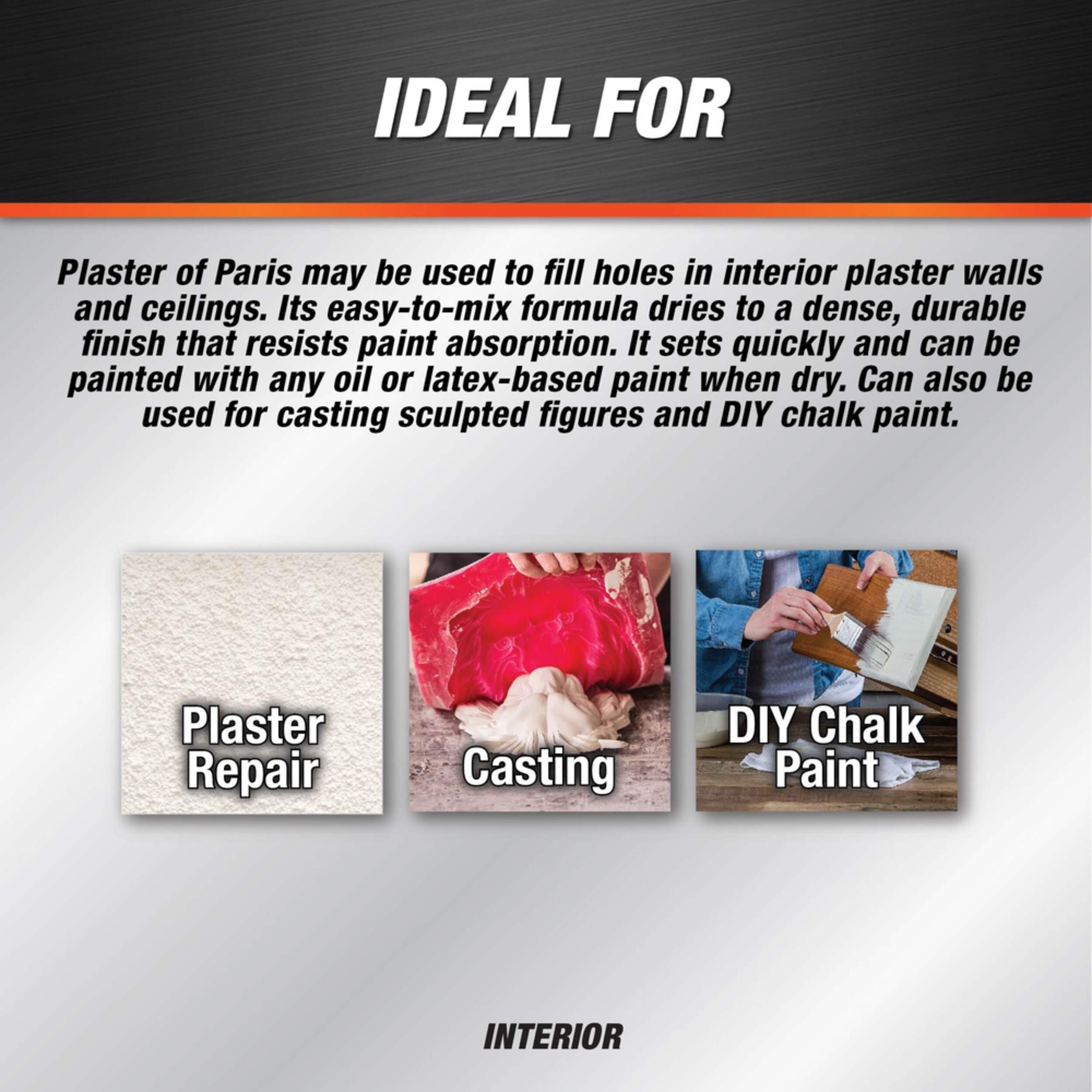 DAP Plaster Of Paris Professional Dry Mix Plaster For Indoor Wall